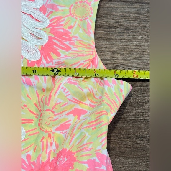 Lilly Pulitzer Janice Shift Dress in Resort White Sun Kissed Pink and Yellow - Picture 10 of 10